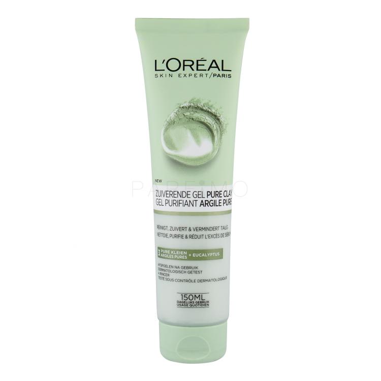 L&#039;Oréal Paris Pure Clay Purity Wash Gel za čišćenje lica za žene 150 ml