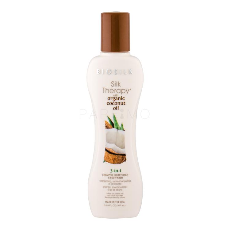 Farouk Systems Biosilk Silk Therapy Organic Coconut Oil Šampon za žene 167 ml