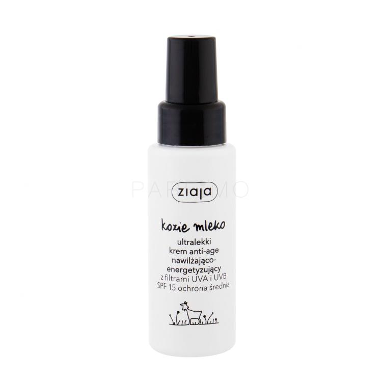 Ziaja Goat´s Milk Ultralight Face Cream SPF 15 Dnevna krema za lice za žene 50 ml