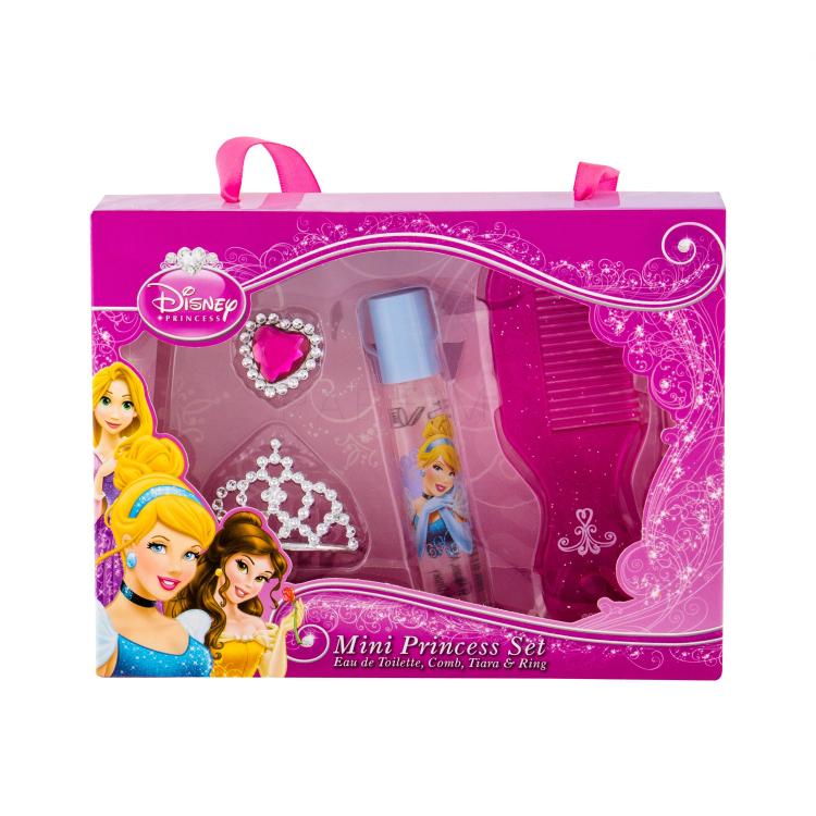 Disney Princess Princess Poklon set toaletna voda 8 ml + prsten + češalj + tiara
