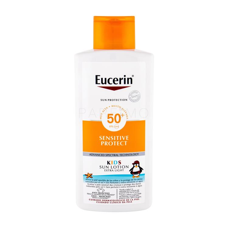Eucerin Sun Kids Sensitive Protect Sun Lotion SPF50+ Proizvod za zaštitu od sunca za tijelo za djecu 400 ml
