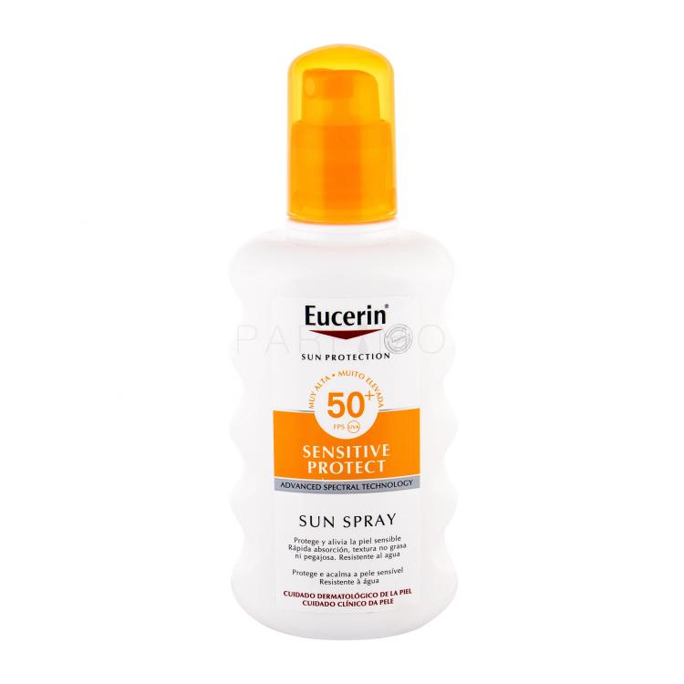 Eucerin Sun Sensitive Protect Sun Spray SPF50+ Proizvod za zaštitu od sunca za tijelo 200 ml
