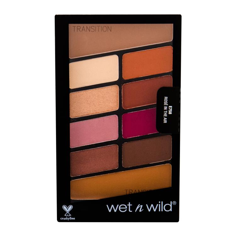 Wet n Wild Color Icon 10 Pan Sjenilo za oči za žene 8,5 g Nijansa Rosé In The Air