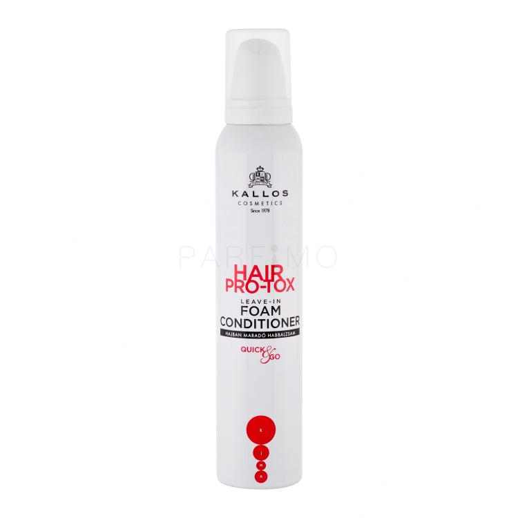 Kallos Cosmetics Hair Pro-Tox Leave-In Foam Regenerator za žene 200 ml