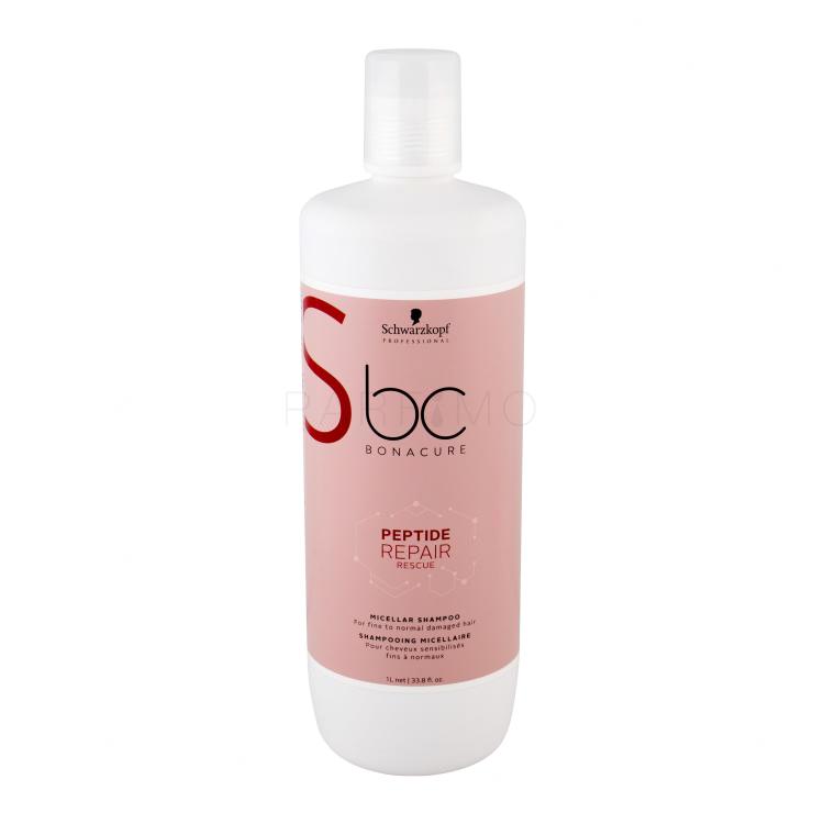 Schwarzkopf Professional BC Bonacure Peptide Repair Rescue Micellar Šampon za žene 1000 ml