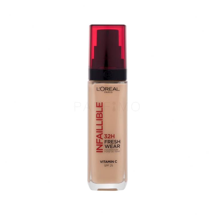 L&#039;Oréal Paris Infaillible 32H Fresh Wear SPF25 Puder za žene 30 ml Nijansa 200 Warm