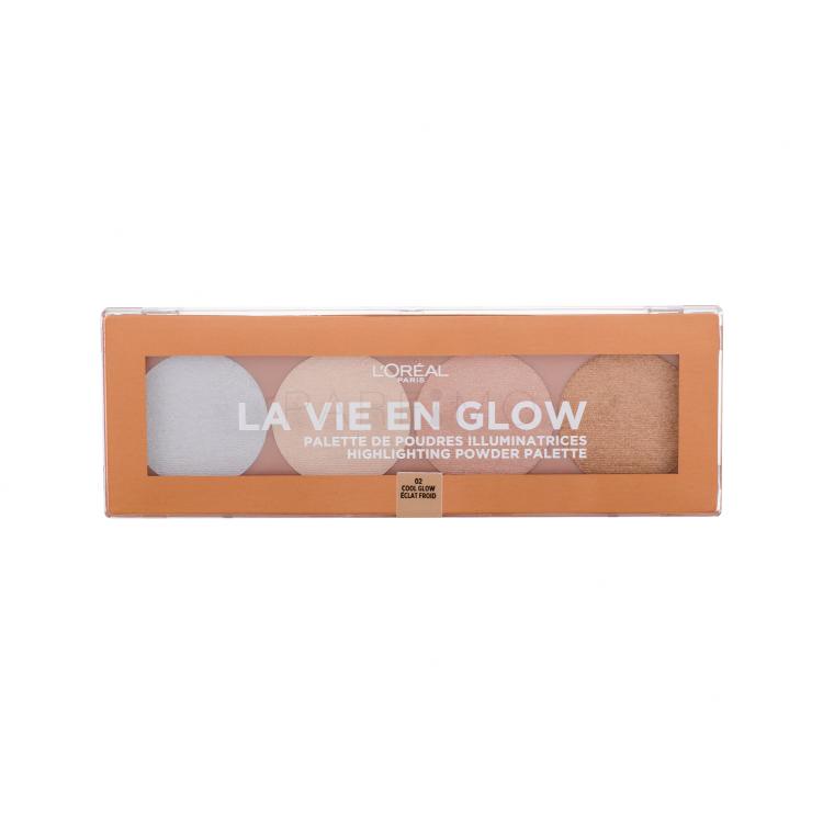 L&#039;Oréal Paris Wake Up &amp; Glow La Vie En Glow Highlighter za žene 5 g Nijansa 002 Cool Glow