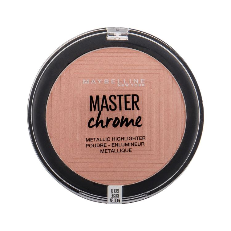 Maybelline Master Chrome Highlighter za žene 9 g Nijansa 050 Molten Rose Gold