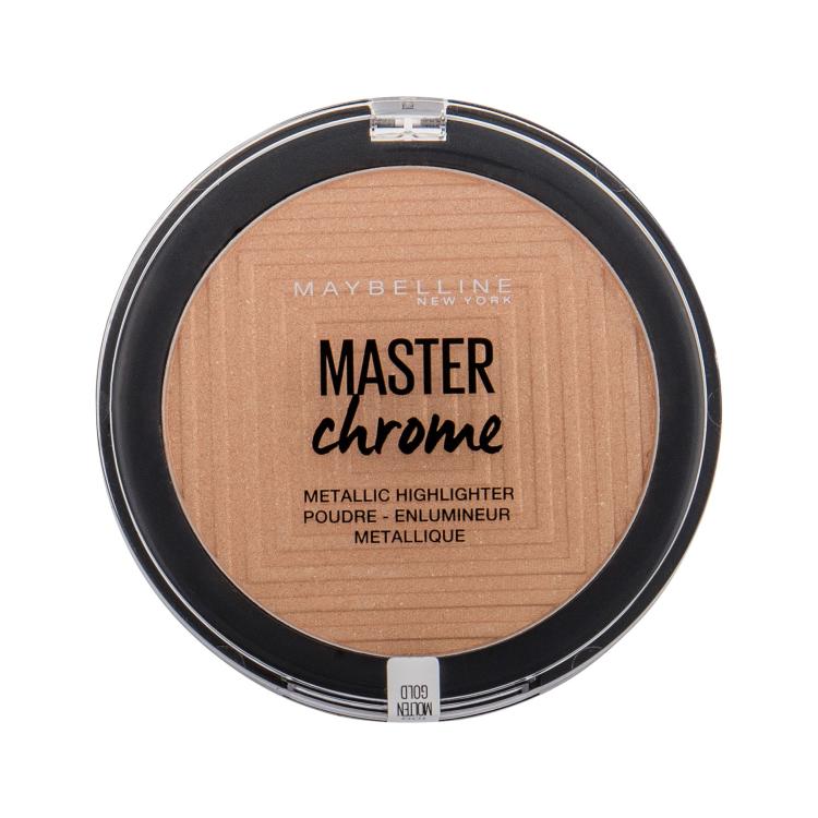 Maybelline Master Chrome Highlighter za žene 9 g Nijansa 100 Molten Gold