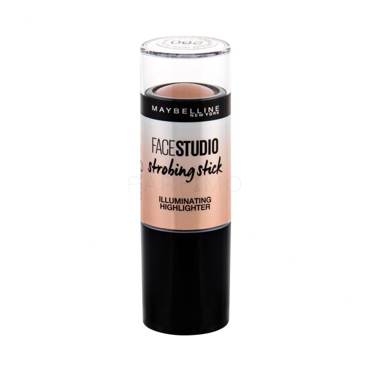 Maybelline FaceStudio Strobing Stick Highlighter za žene 9 g Nijansa 200 Medium-Nude Glow