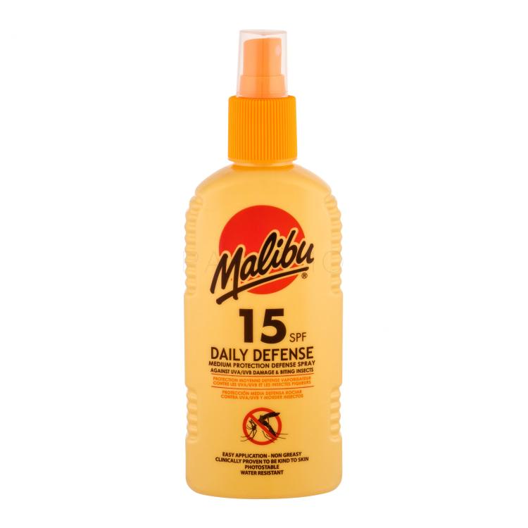 Malibu Daily Defense SPF15 Proizvod za zaštitu od sunca za tijelo 200 ml