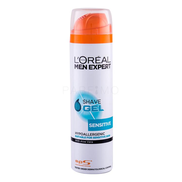 L&#039;Oréal Paris Men Expert Sensitive Gel za brijanje za muškarce 200 ml