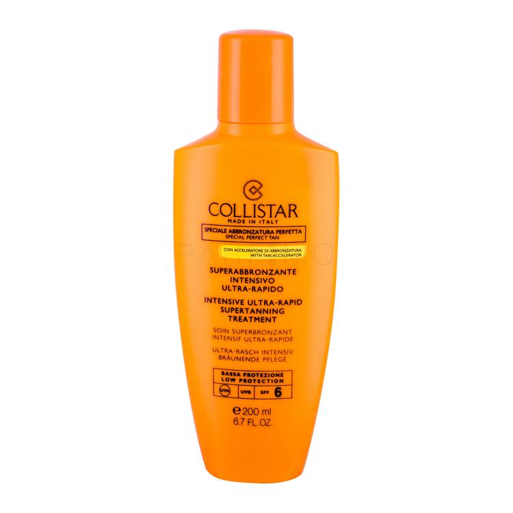 Collistar Special Perfect Tan Intensive Ultra-Rapid Supertanning SPF6 Proizvod za zaštitu od sunca za tijelo za žene 200 ml