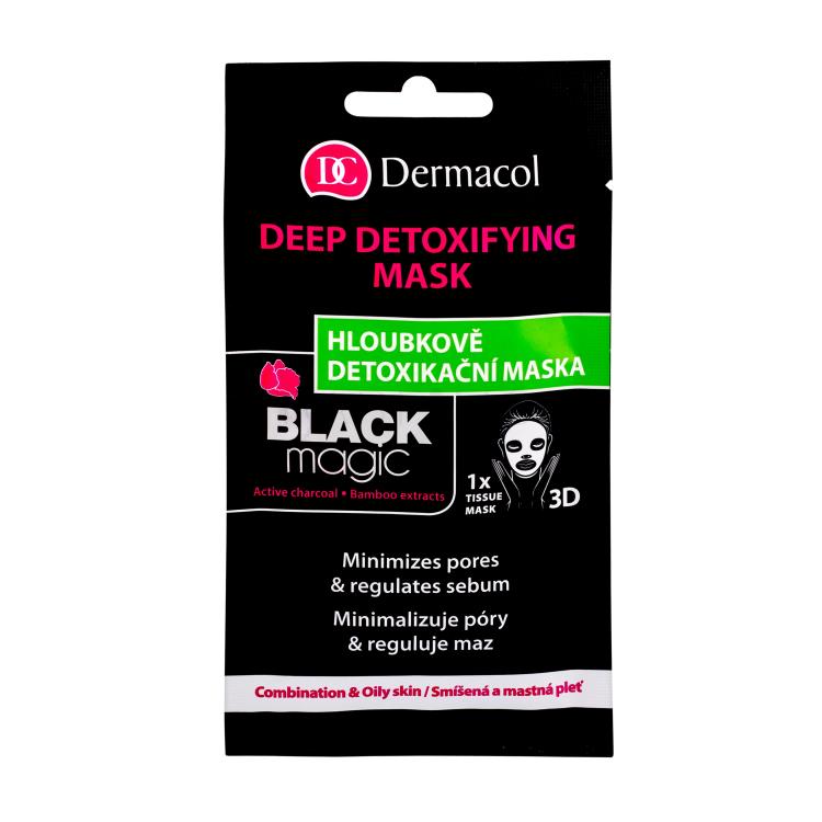 Dermacol Black Magic Maska za lice za žene 1 kom