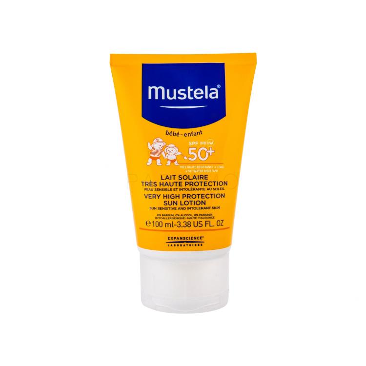 Mustela Solaires Very High Protection Sun Lotion SPF50+ Proizvod za zaštitu od sunca za tijelo za djecu 100 ml