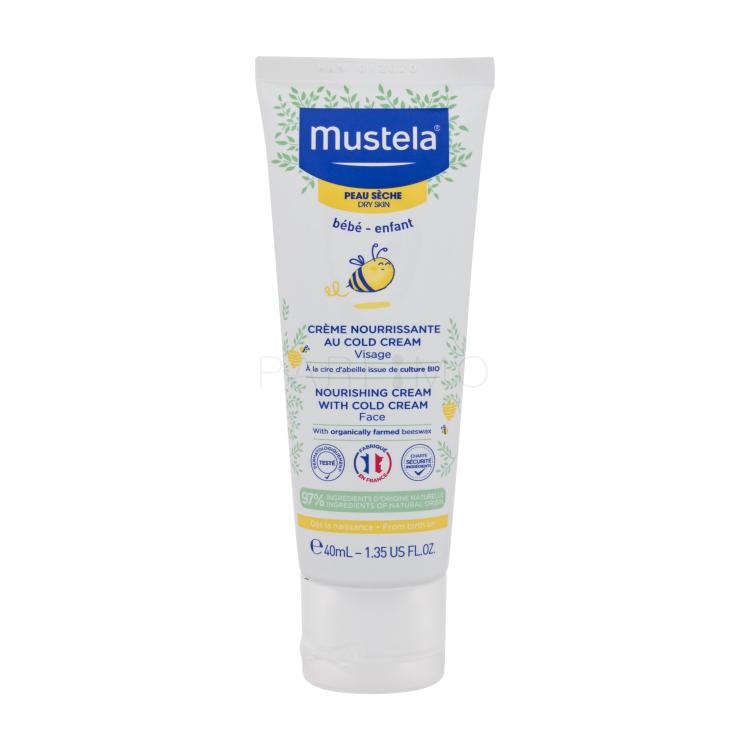 Mustela Bébé Nourishing Cream With Cold Cream Dnevna krema za lice za djecu 40 ml
