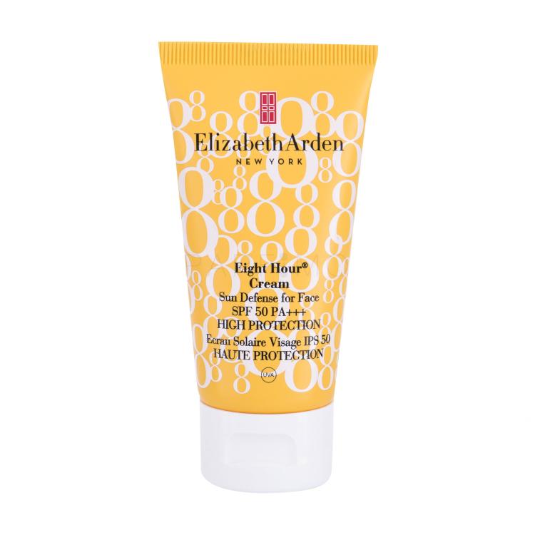Elizabeth Arden Eight Hour Cream Sun Defense SPF50 Proizvod za zaštitu lica od sunca za žene 50 ml