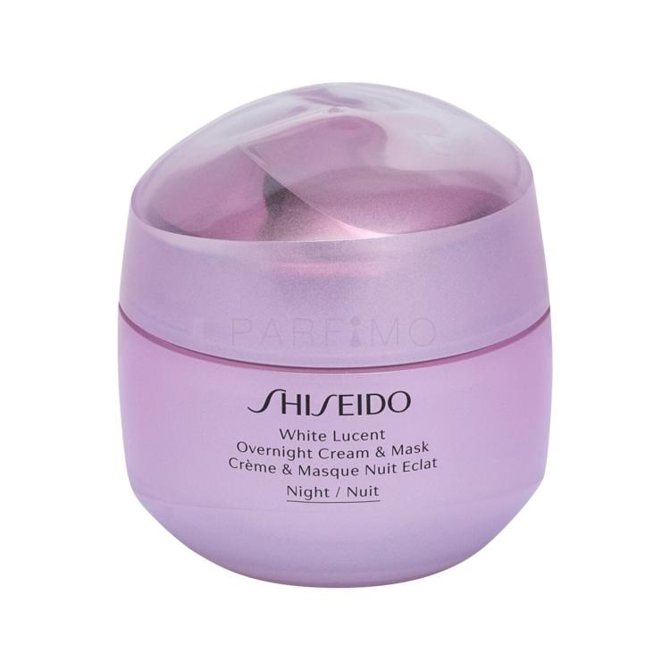 Shiseido White Lucent Overnight Cream &amp; Mask Noćna krema za lice za žene 75 ml