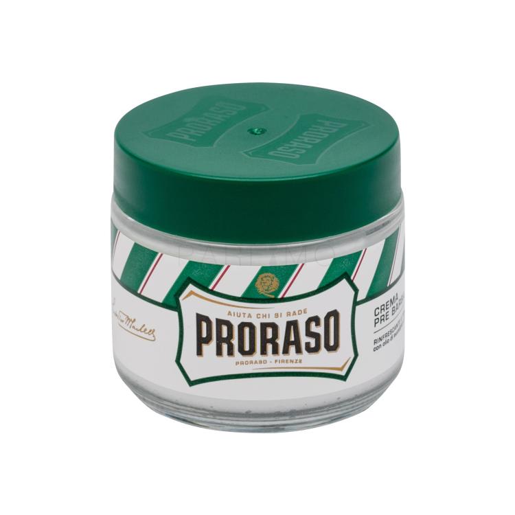 PRORASO Green Pre-Shave Cream Proizvod prije brijanja za muškarce 100 ml