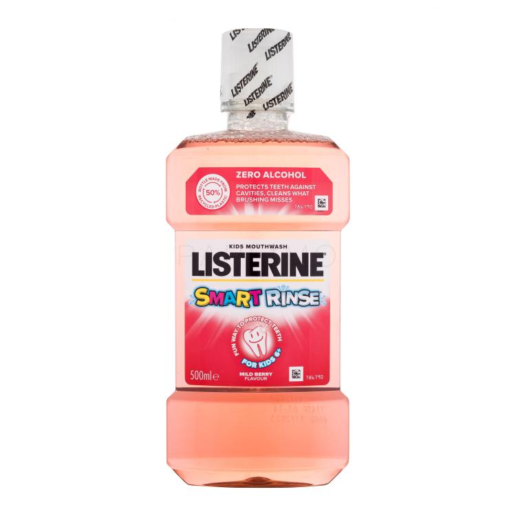 Listerine Smart Rinse Mild Berry Vodice za ispiranje usta za djecu 500 ml