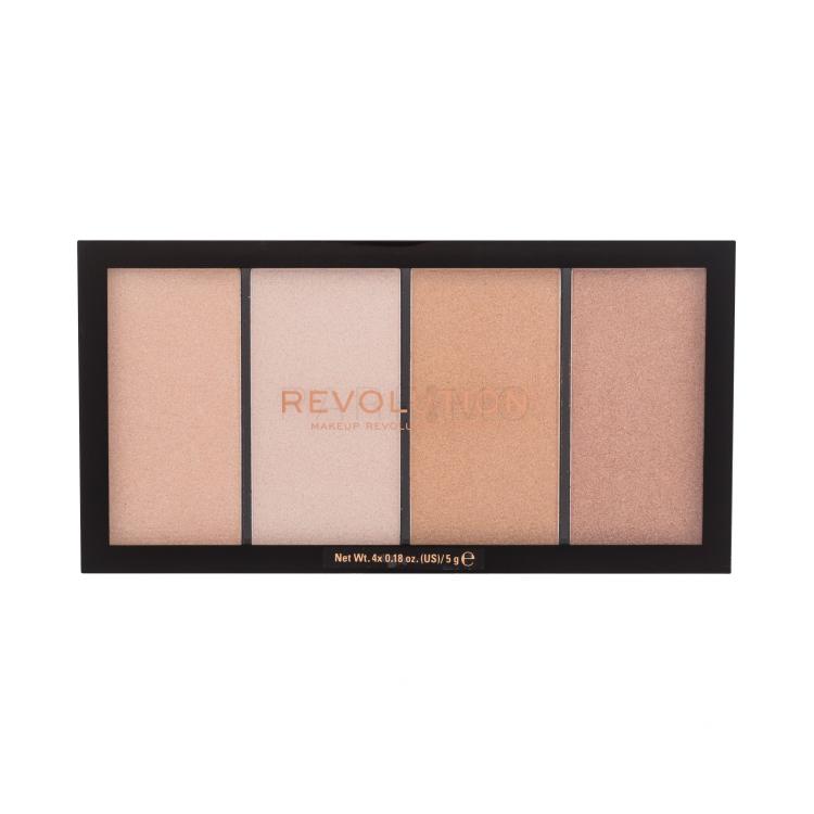 Makeup Revolution London Re-loaded Palette Highlighter za žene 20 g Nijansa Lustre Lights Warm