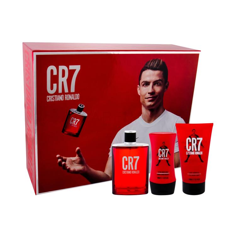 Cristiano Ronaldo CR7 Poklon set toaletna voda 100 ml + gel za tuširanje 150 ml + balzam nakon brijanja 100 ml