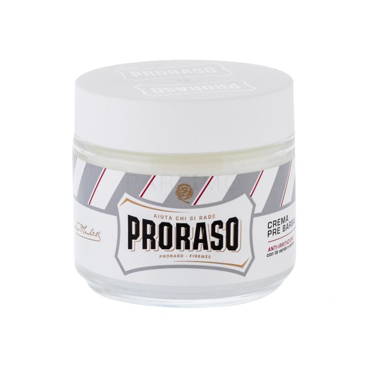 PRORASO White Pre-Shave Cream Proizvod prije brijanja za muškarce 100 ml