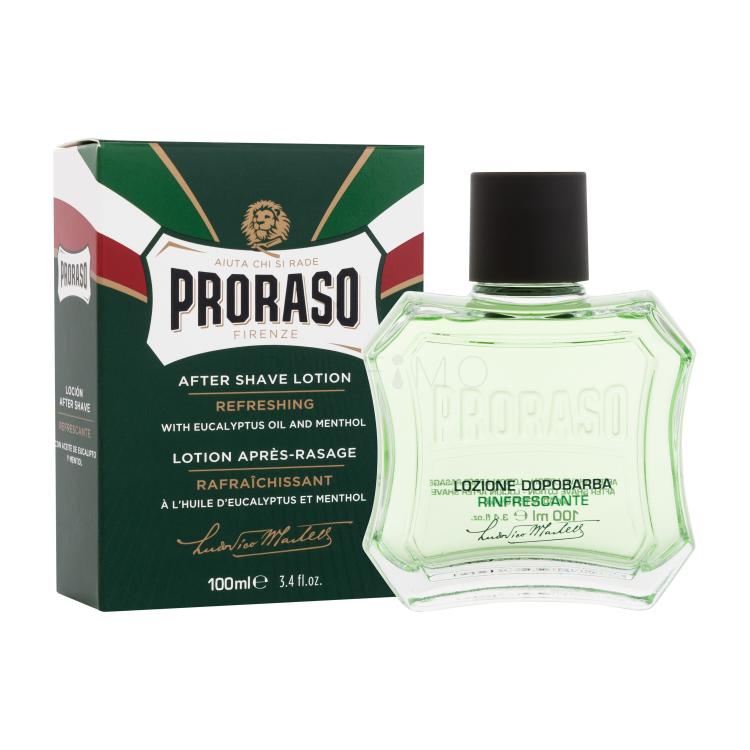 PRORASO Green After Shave Lotion Vodica nakon brijanja za muškarce 100 ml