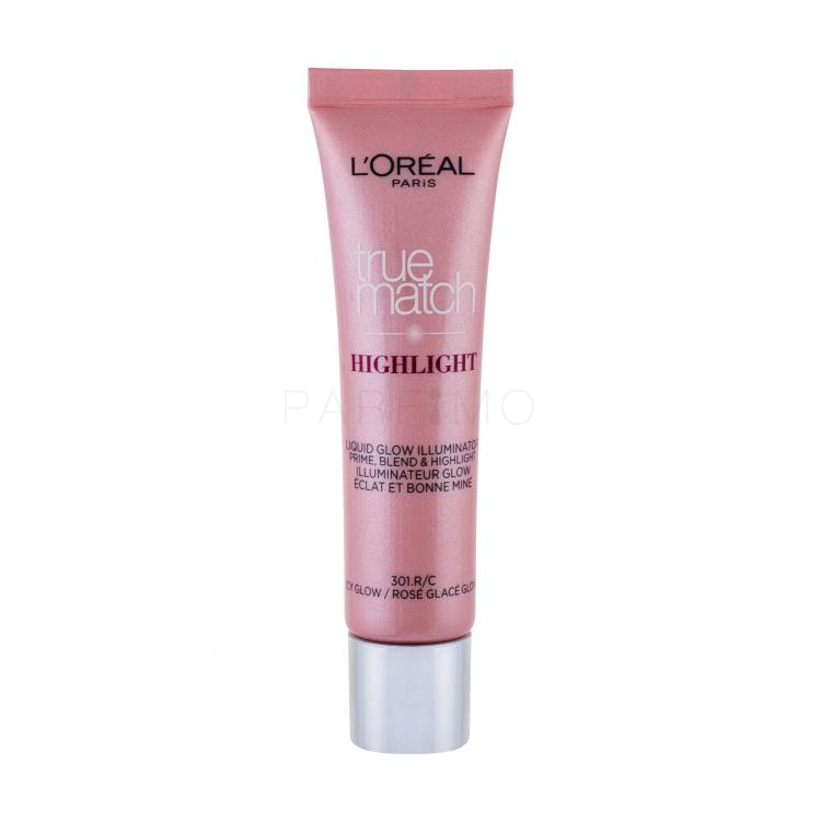 L&#039;Oréal Paris True Match Highlight Liquid Glow Highlighter za žene 30 ml Nijansa 301.R/C Icy Glow