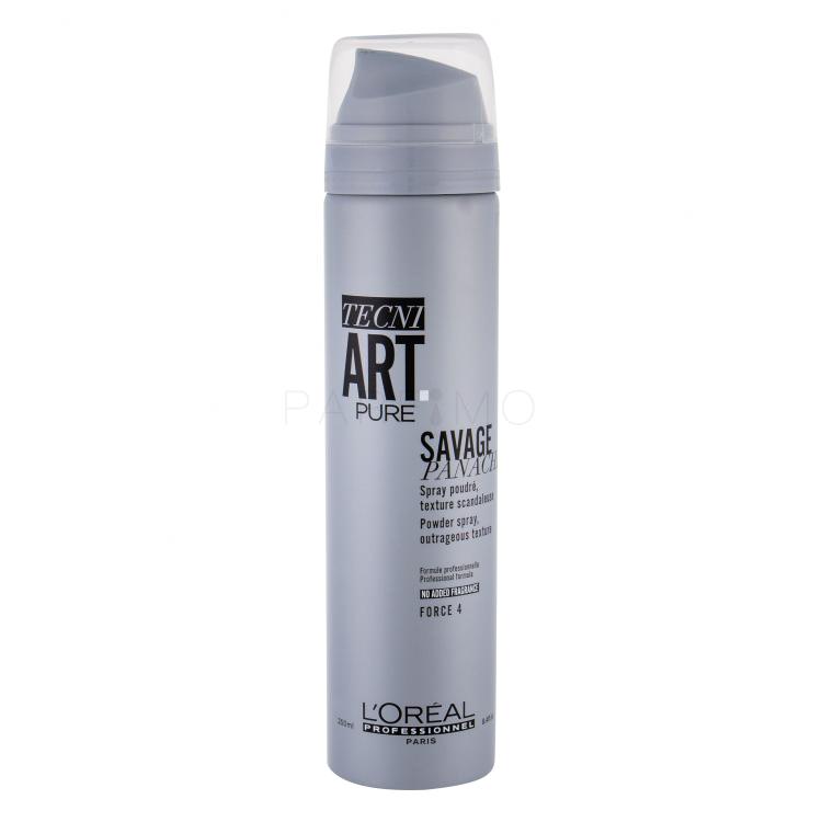 L&#039;Oréal Professionnel Tecni.Art Savage Panache Pure Powder Spray Proizvodi za volumen kose za žene 250 ml