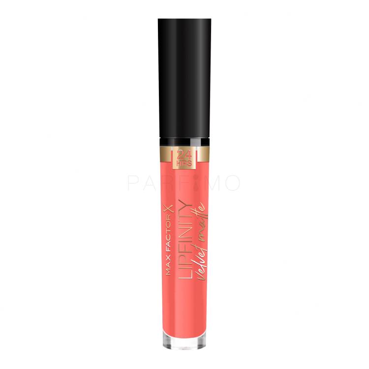 Max Factor Lipfinity Velvet Matte 24HRS Ruž za usne za žene 3,5 ml Nijansa 055 Orange Glow
