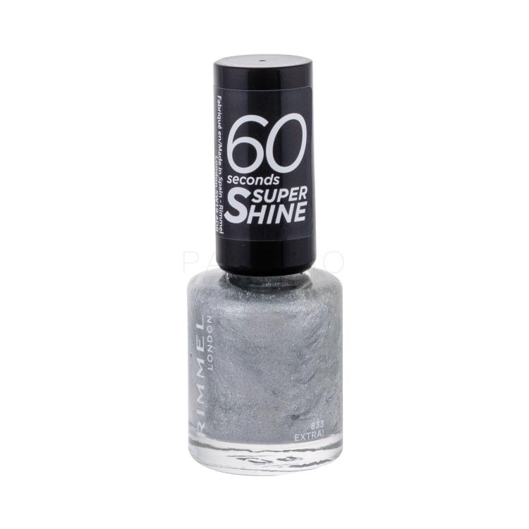 Rimmel London 60 Seconds Super Shine Lak za nokte za žene 8 ml Nijansa 833 Extra!