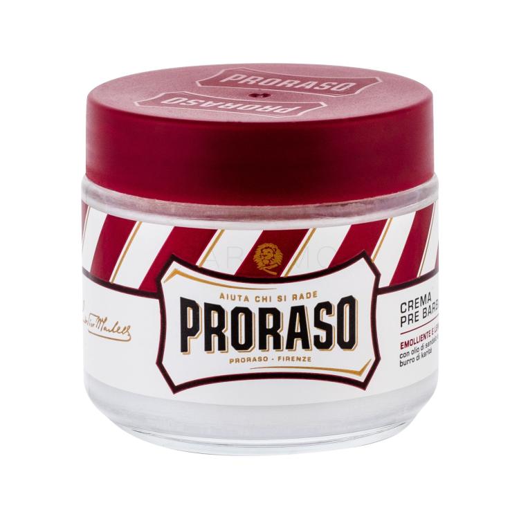 PRORASO Red Pre-Shave Cream Proizvod prije brijanja za muškarce 100 ml