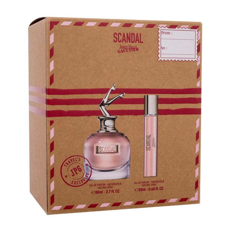 Jean Paul Gaultier Scandal Poklon set parfemska voda 80 ml + parfemska voda 20 ml