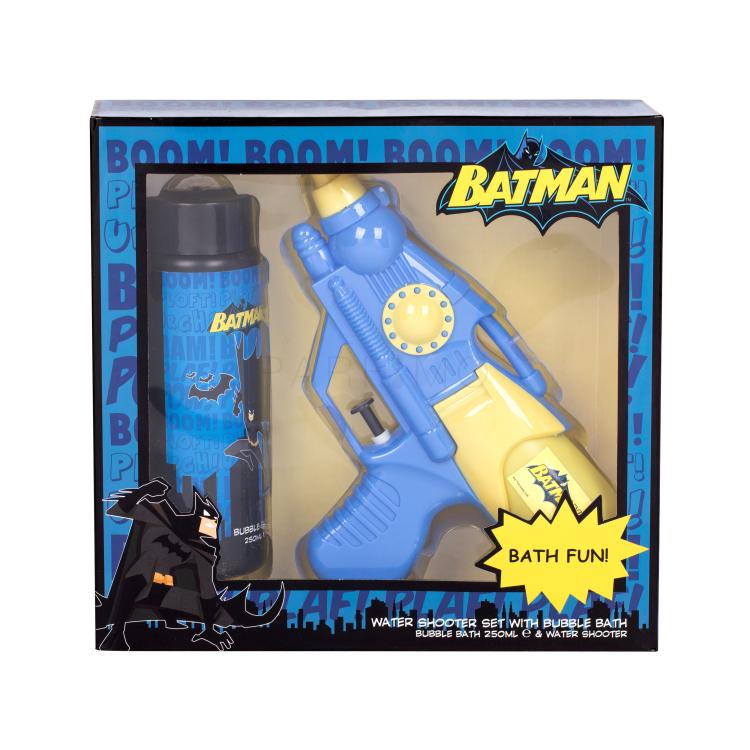 DC Comics Batman Poklon set pjena za kupanje 250 ml + vodeni pištolj 1 kom