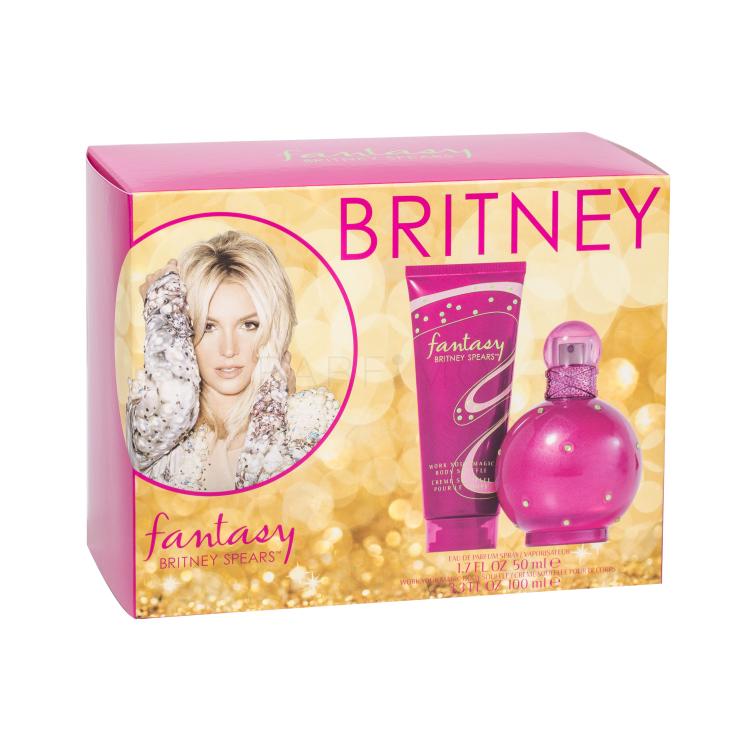 Britney Spears Fantasy Poklon set parfemska voda 50 ml + krema za tijelo 100 ml