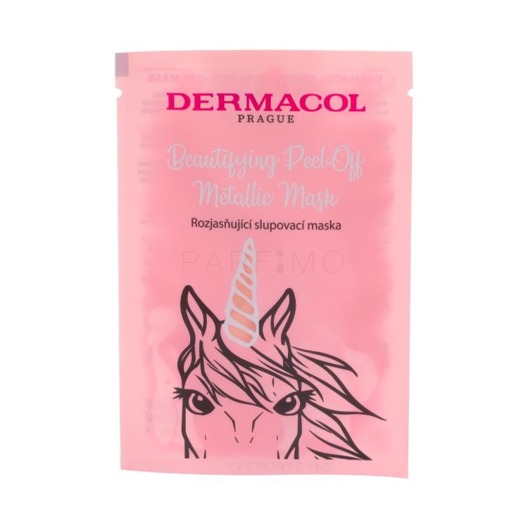 Dermacol Beautifying Peel-off Metallic Mask Brightening Maska za lice za žene 15 ml