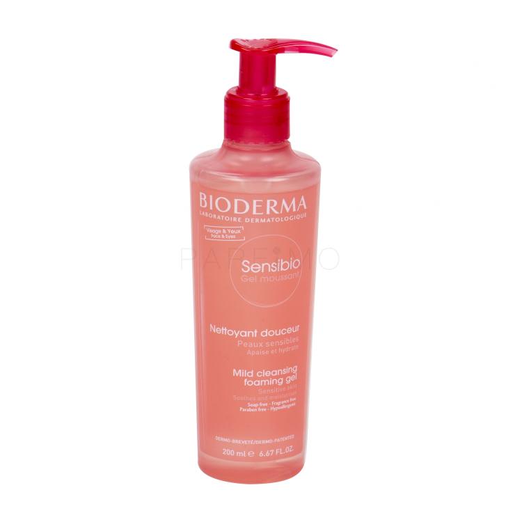 BIODERMA Sensibio Cleansing Foaming Gel Gel za čišćenje lica za žene 200 ml