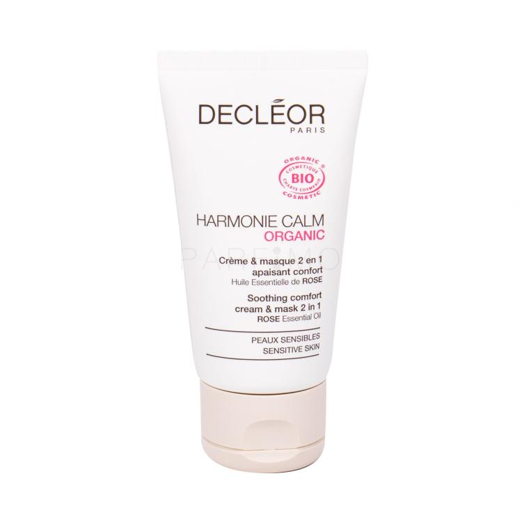Decleor Harmonie Calm Organic Cream &amp; Mask Dnevna krema za lice za žene 50 ml