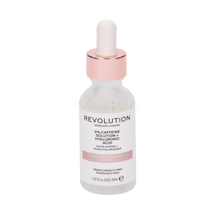 Revolution Skincare Skincare 5% Caffeine Solution + Hyaluronic Acid Targeted Under Eye Serum za područje oko očiju za žene 30 ml