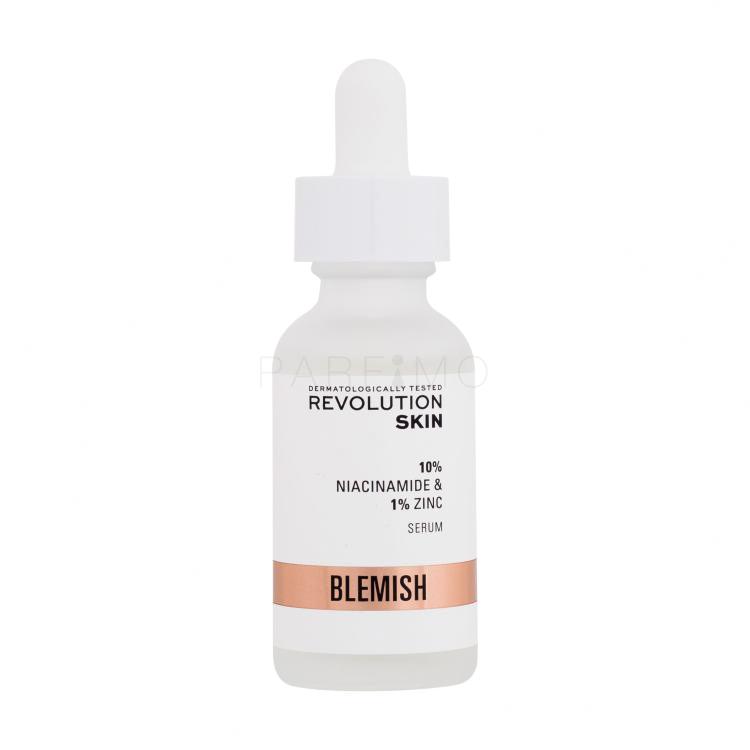 Revolution Skincare Blemish 10% Niacinamide + 1% Zinc Serum za lice za žene 30 ml