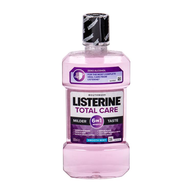 Listerine Total Care Mild Taste Smooth Mint Mouthwash Vodice za ispiranje usta 500 ml