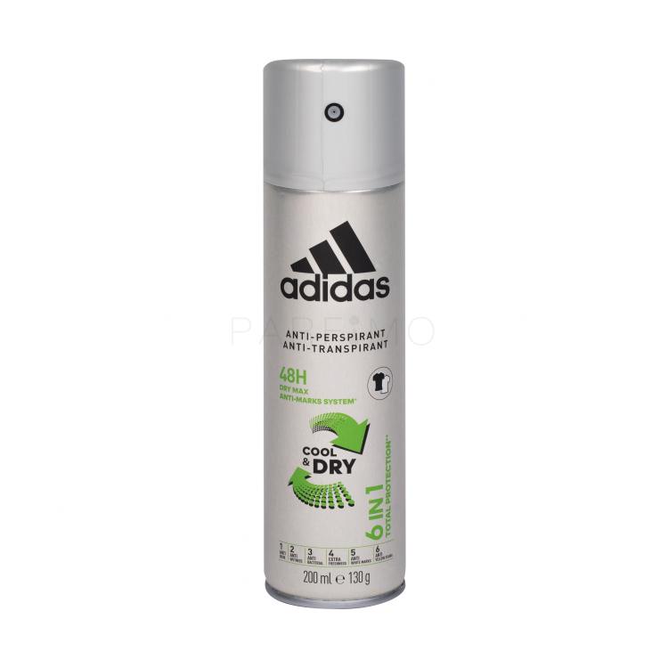 Adidas 6in1 Cool &amp; Dry 48h Antiperspirant za muškarce 200 ml