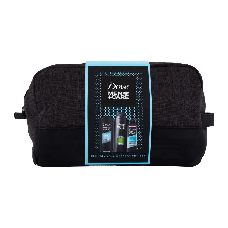 Dove Men + Care Clean Comfort Poklon set gel za tuširanje Clean Comfort 250 ml + šampon 2in1 Fresh &amp; Clean 400 ml + antiperspirant Clean Comfort 150 ml + kozmetička torbica