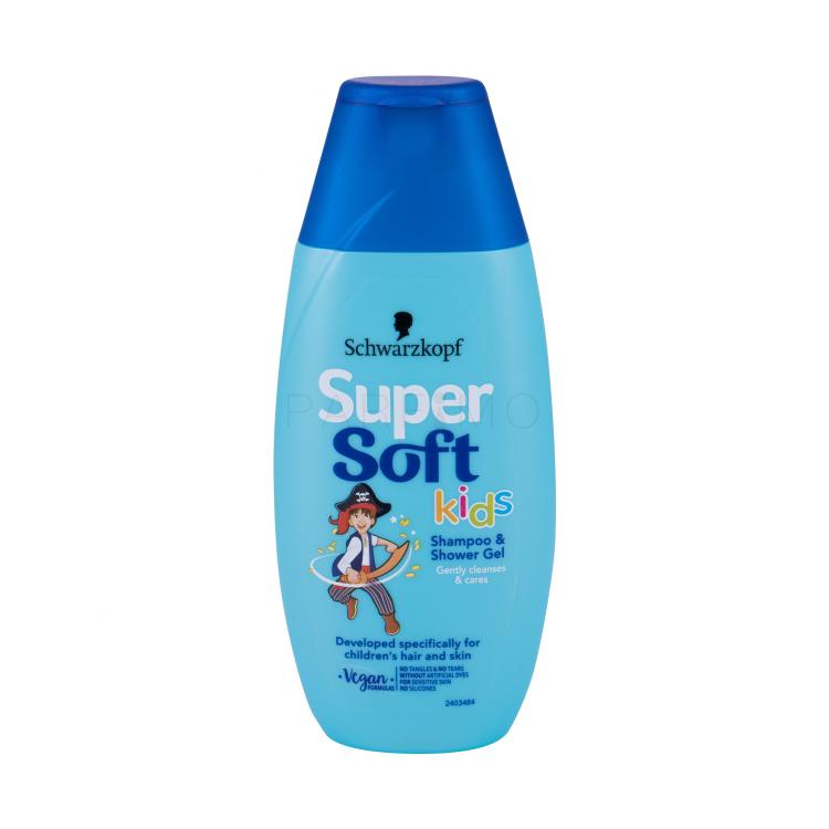 Schwarzkopf Super Soft Kids Shampoo &amp; Shower Gel Šampon za djecu 250 ml