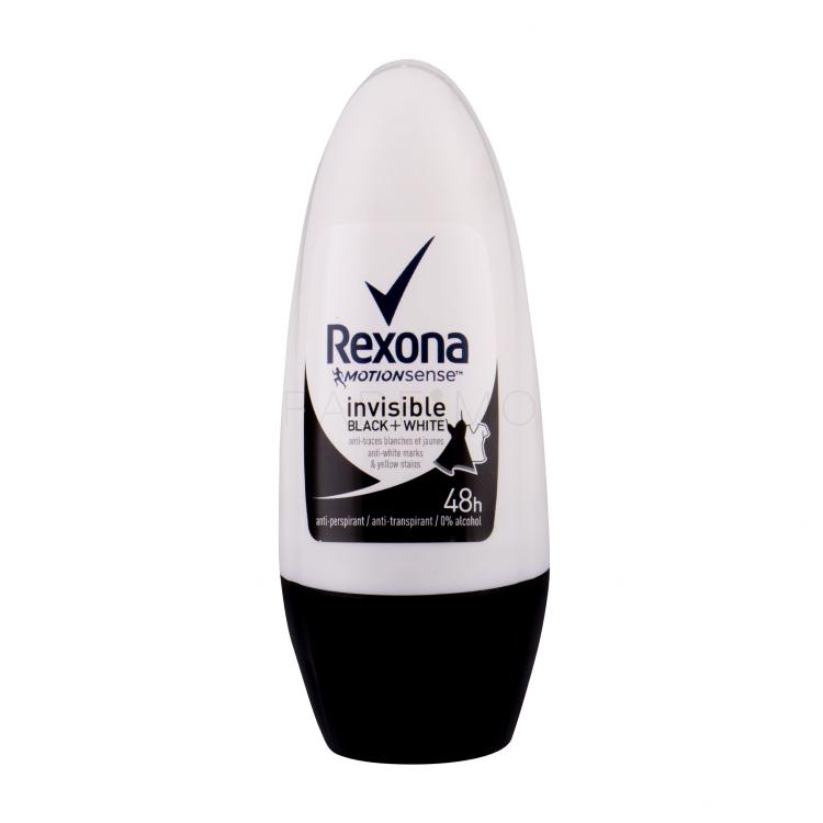 Rexona MotionSense Invisible Black + White Antiperspirant za žene 50 ml