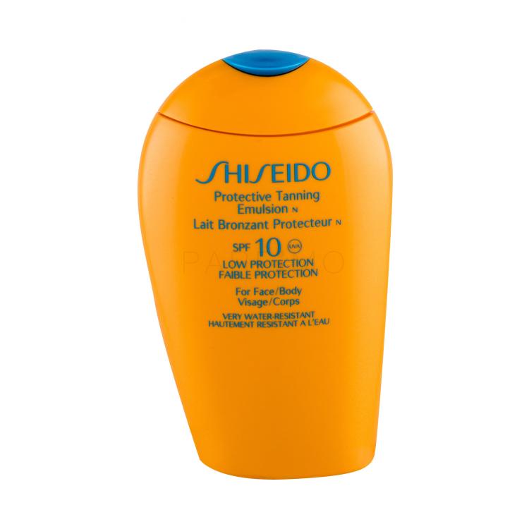 Shiseido Protective Tanning SPF10 Proizvod za zaštitu od sunca za tijelo za žene 150 ml