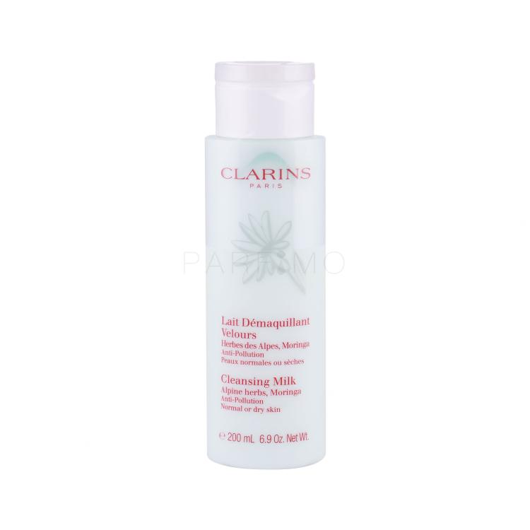 Clarins Cleansing Milk With Alpine Herbs Dry/Normal Mlijeko za čišćenje lica za žene 200 ml tester