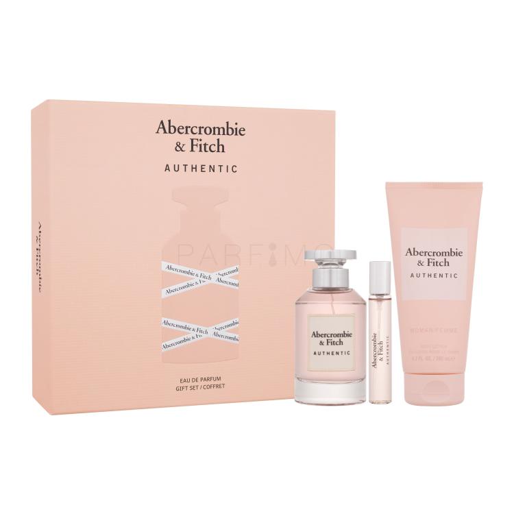 Abercrombie &amp; Fitch Authentic Poklon set parfemska voda 100 ml + parfemska voda 15 ml + losion za tijelo 200 ml