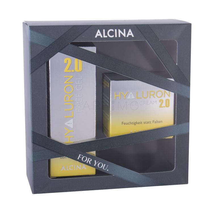 ALCINA Hyaluron 2.0 Poklon set dnevna krema za lice 50 ml + gel za lice 30 ml